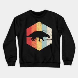 Retro 70s Ankylosaurus Crewneck Sweatshirt